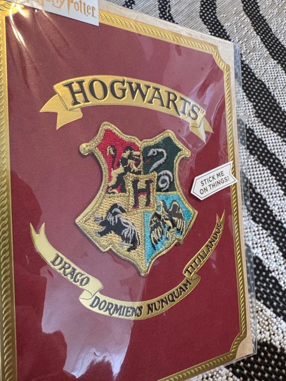 🆕Papyrus-Harry Potter Hogwarts Patch Greeting Card
